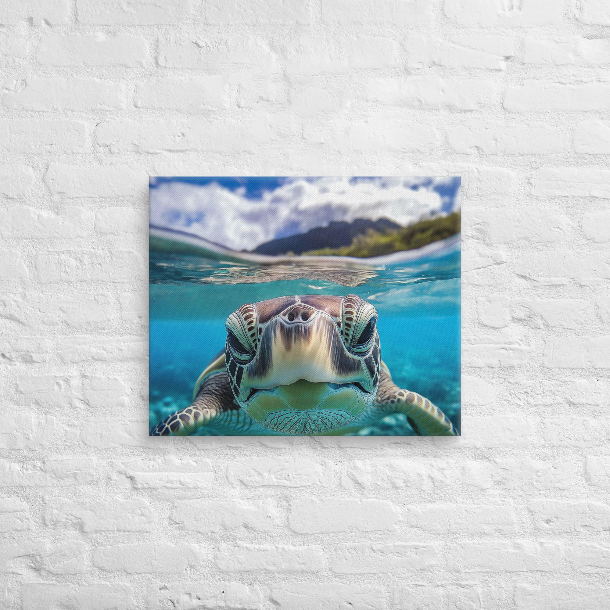 Island Encounter Sea Turtle Canvas 16