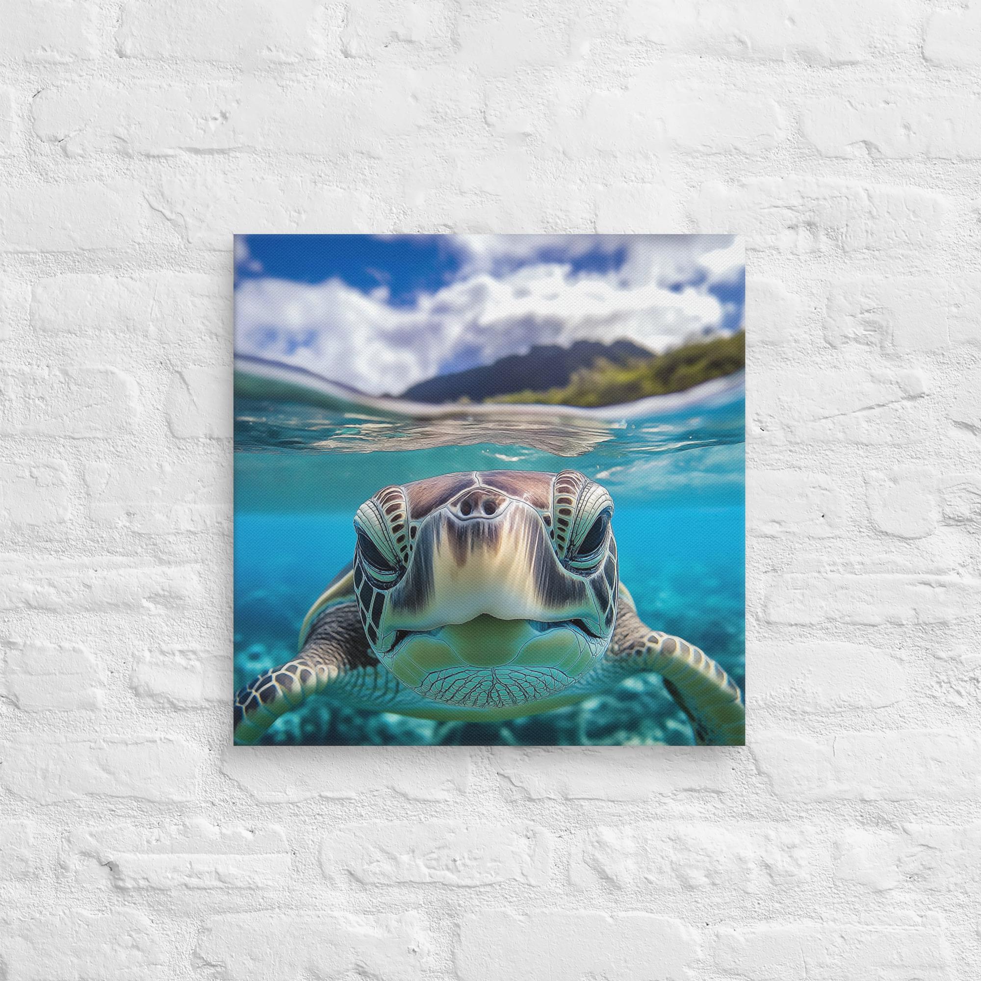 Island Encounter Sea Turtle Canvas 13