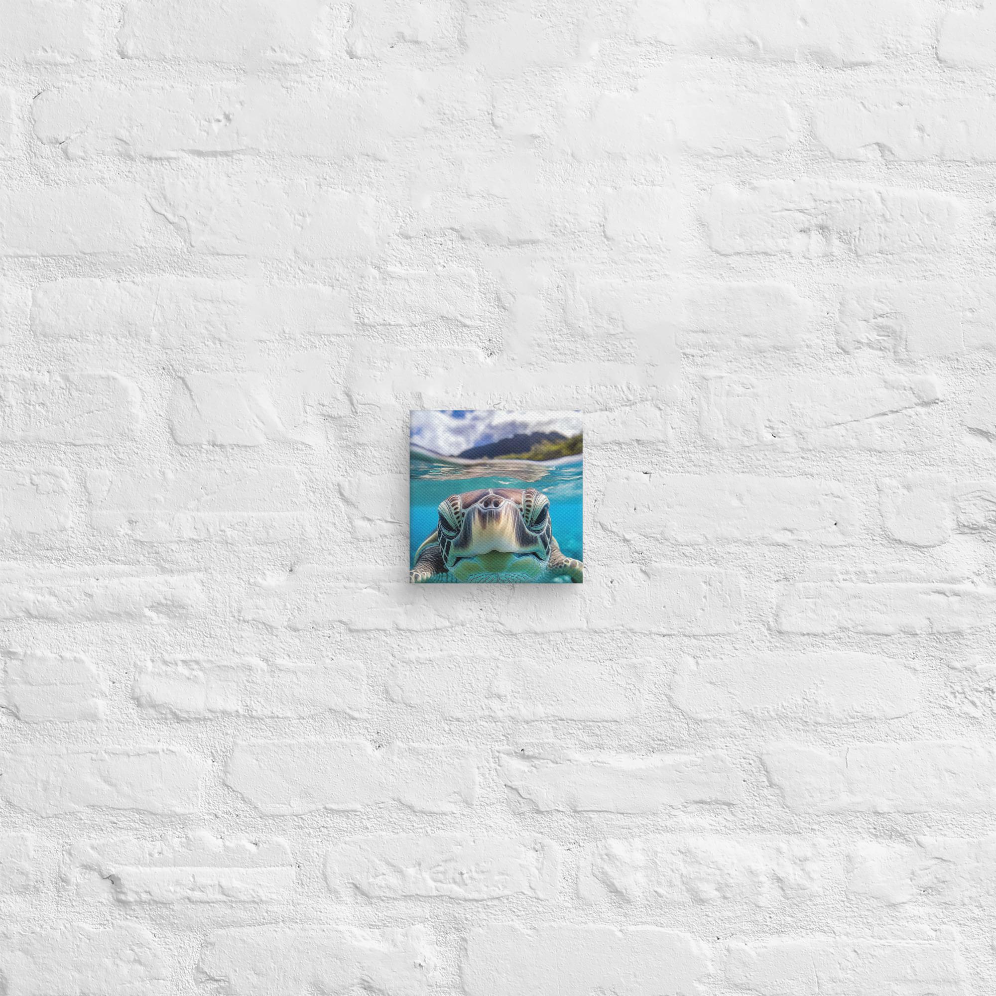 Island Encounter Sea Turtle Canvas 36