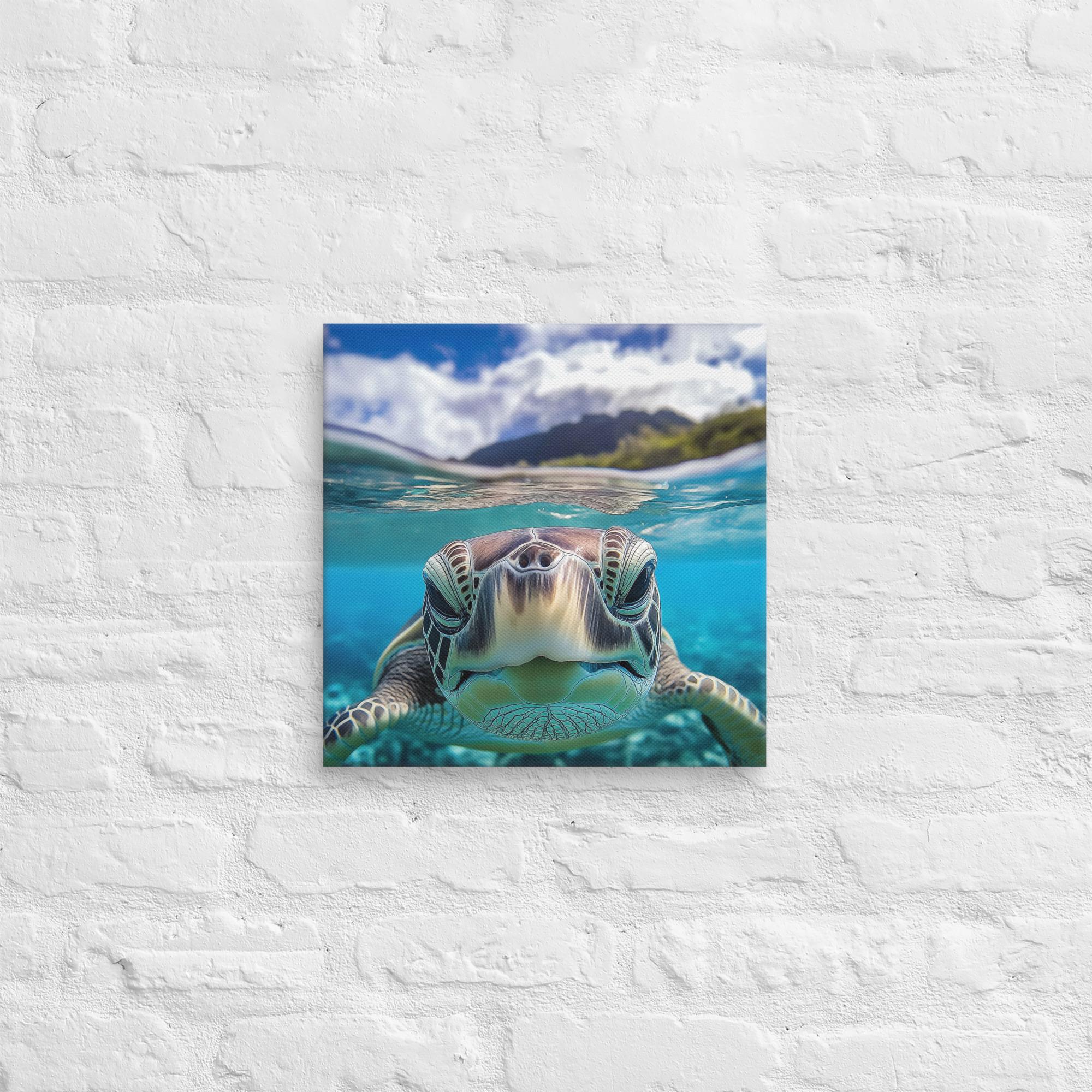 Island Encounter Sea Turtle Canvas 9
